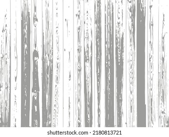 Cool vector pine grain wood panel texture for backgrounds or design. Rustic grayscale wooden wallpaper. White washed wood.
