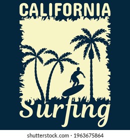 cool vector surf graphic design for tee and other uses
