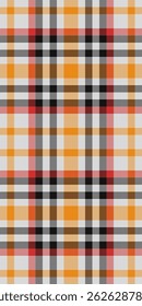 Cool vector tartan texture, handkerchief check background textile. Vibrant pattern plaid fabric seamless in gainsboro and black colors palette.