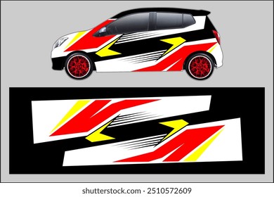 Diseño fresco del coche del abrigo del Vector, fondo abstracto moderno, etiqueta engomada del coche