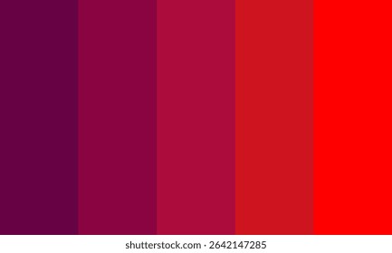 Cool Vibrant Purple to Red Color Palette