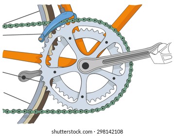 cool vintage bicycle background