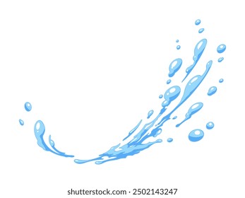 Cool water effect background illustration