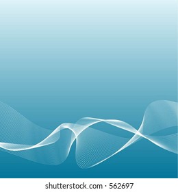 Cool waves - vector