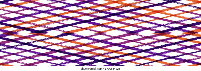 Cool Wavy Zigzag Stripes Vintage Pattern. Summer Spring Graffiti Stripes. Hand Drawn Lines Banner. Cool Vector Watercolor Paint Lines. Dirty Distress Trace. Winter Autumn Funky Fashion Fabric.