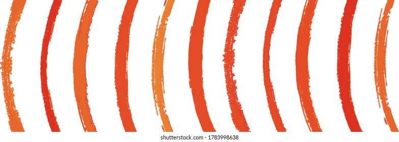 Trazado de cosecha de zigzag de onda suave patrón de vintage. Rayas de socorro de verano de primavera. Invierno Otoño Moda Brillante Textil. Líneas de pintura de color de agua de vectores sucios. Fantástico rastreo de graffiti. Textura de las líneas de pincel por tinta.