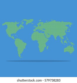 Cool world map background