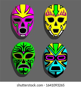 cool wrestling masks for mexican lucha libre