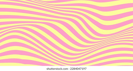 Cool Y2k Abstract Geometric Texture. Trendy Groovy Acid Background Vector Design.