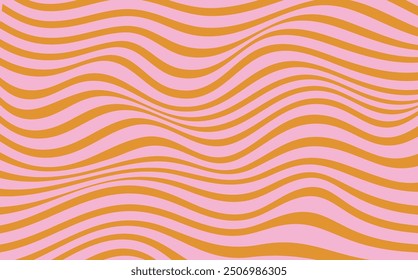Cool Y2k Abstract Geometric Texture. Trendy Groovy Acid Background Vector Design