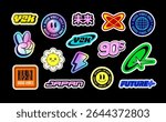 Cool Y2k Stickers pack. 2000