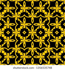 cool yellow ready for print stripped art deco pattern