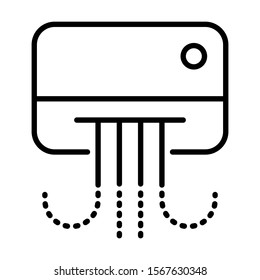 cooler air conditioner icon vector