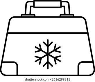 Cooler Bag   illustration with isolated background