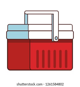 Cooler container cartoon black and white Cooler container cartoon black and white