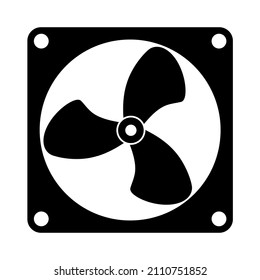Sistema de refrigeración y ventilación de aire, ventilación y soplado de ventilador