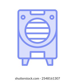 Cooler duotone line icon , vector, pixel perfect, illustrator file