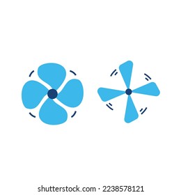 cooler fan vector icon cooling system and furniture icon