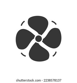 icono de enfriamiento de iconos vectoriales del ventilador del refrigerador e icono de mobiliario