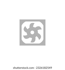 cooler icon on a white background, vector illustration