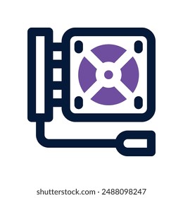 cooler icon. vector dual tone icon for your website, mobile, presentation, and logo design.