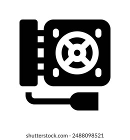 Kühlersymbol. Vektorgrafik-Symbol für Ihre Website, Ihr Handy, Ihre Präsentation und Ihr Logo-Design.