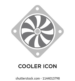 Cooler icon vector isolated on white background for your web and mobile app design, Cooler logo concept