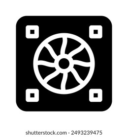 Kühler Symbol Vektorgrafik Symbol Design Illustration