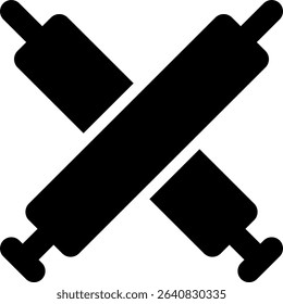 cooler pasta icon glyph style design