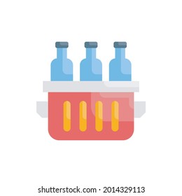 cooler vector flat icon style illustration. EPS 10 file 