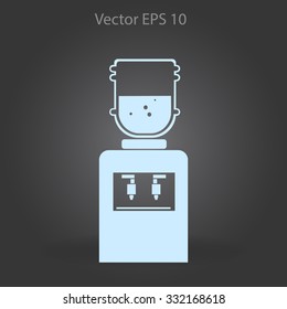cooler vector icon