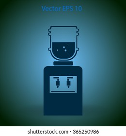 cooler vector icon
