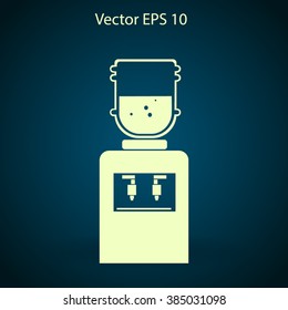 cooler vector icon