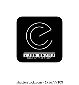 Coolest C and E letter logos fit in all brands
