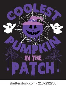 Coolest Pumpkin In The Patch Halloween design