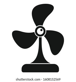 Cooling fan icon. Simple illustration of cooling fan vector icon for web design isolated on white background