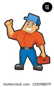 cooling and heating officer vector illustration