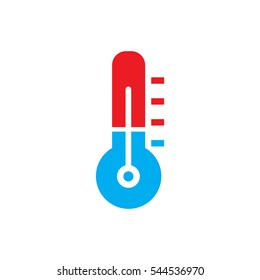 Cooling and heating systems logo  - vector illustration.
