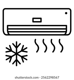 Cooling Icon Element For Design