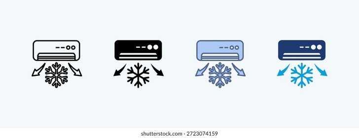 Cooling	multiple style icon collection