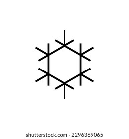 Cooling sign icon isolated on white background. Graphical symbol modern, simple, vector, icon for website design, mobile app, ui. Vector Illustration