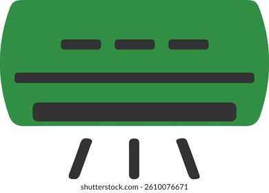 Cooling symbol Air conditioning icon fresh cold air icon vector