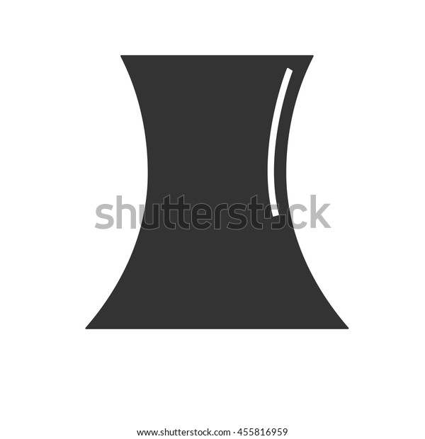 Cooling Tower Icon Simple Flat Logo Stock Vector (Royalty Free ...