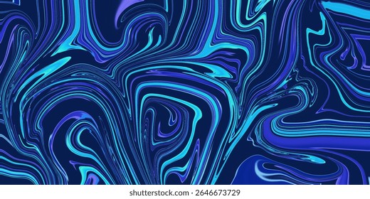 Cool-toned electric blue and purple abstract design with flowing marbled lines and modern neon energy. A futuristic, vibrant digital texture for tech or creative projects.