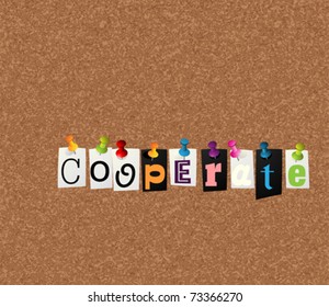 Cooperate notice concept