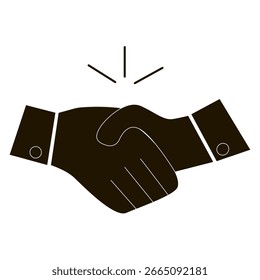 Icono de contorno cooperativo. Vector lineal desde el concepto de negocio. Icono de cooperación de línea delgada aislado sobre fondo blanco
