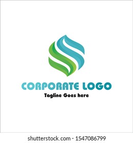 Cooperation Abstract Vector Sign, Symbol or Logo Template.