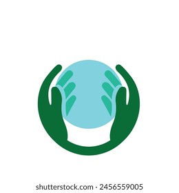 Cooperation Abstract Vector Sign, symbol and logo template. Handshake, network concept design
