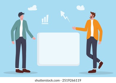 cooperation or collaboration to get solution, teamwork or team meeting to develop idea together, employee participation concept