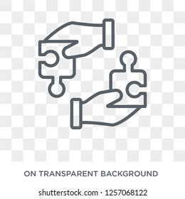 Cooperation icon. Cooperation design concept from  collection. Simple element vector illustration on transparent background.
